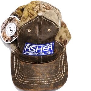 realtree camo baseball cap hat adjustable hunting outdoor fisher refrigeration p